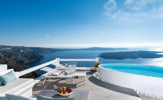 Aqua Luxury Suites, Imerovigli, Santorini, Cyclades, Greece