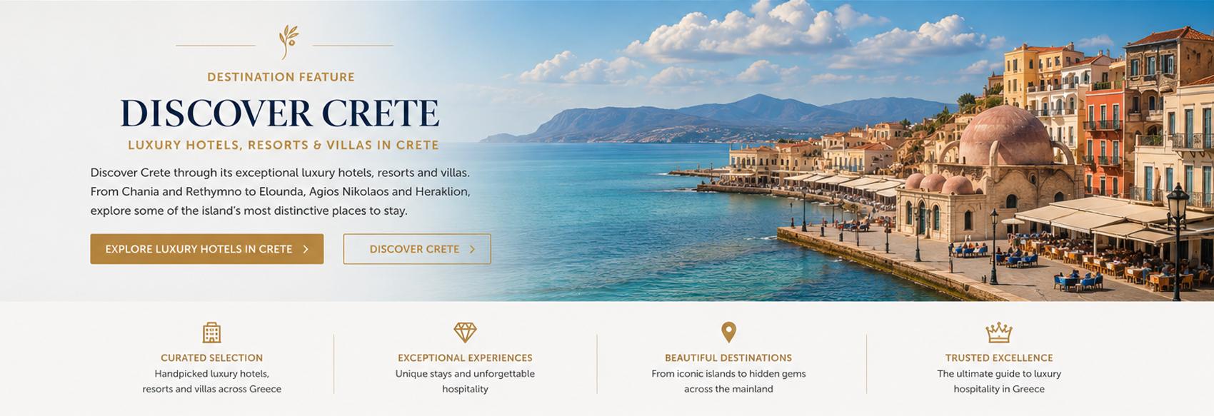 DISCOVER CRETE | LUXURY HOTELS, RESORTS & VILLAS IN CRETE