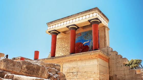 The Palace of Knossos, Crete, Greece