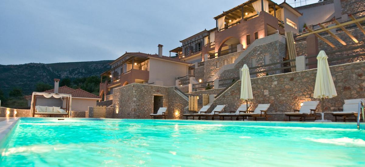 Apelon Tiritas Villas, Tyros, South Kynouria, Arcadia, Peloponnese, Greece