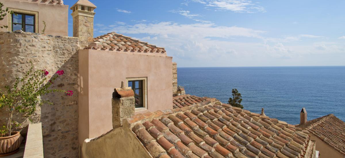 Moni Emvasis Luxury Suites, Castle Of Monemvasia, Laconia, Peloponnese, Greece