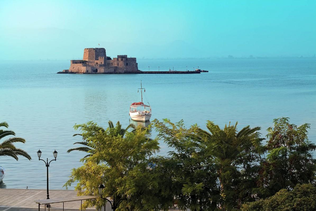 Bourtzi, Nafplio, Argolis, Peloponnese, Greece