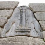 The Lion Gate at Mycenae, Argolis, Peloponnese, Greece