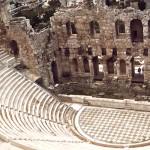 Odeon of Herodes Atticus or Herodeon, Athens, Attica, Greece