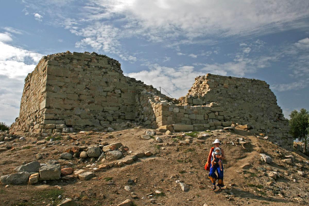Lykythos castle, Halkidiki, Macedonia, Greece