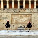 Evzones, Presidential Guard, Guarding the Tomb of the Unknown Soldier in Athens, Attica, Greece