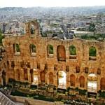 Odeon of Herodes Atticus or Herodeon, Athens, Attica, Greece