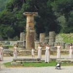 Olympic Flame Lighting, Ancient Olympia, Ilia, Peloponnese, Greece
