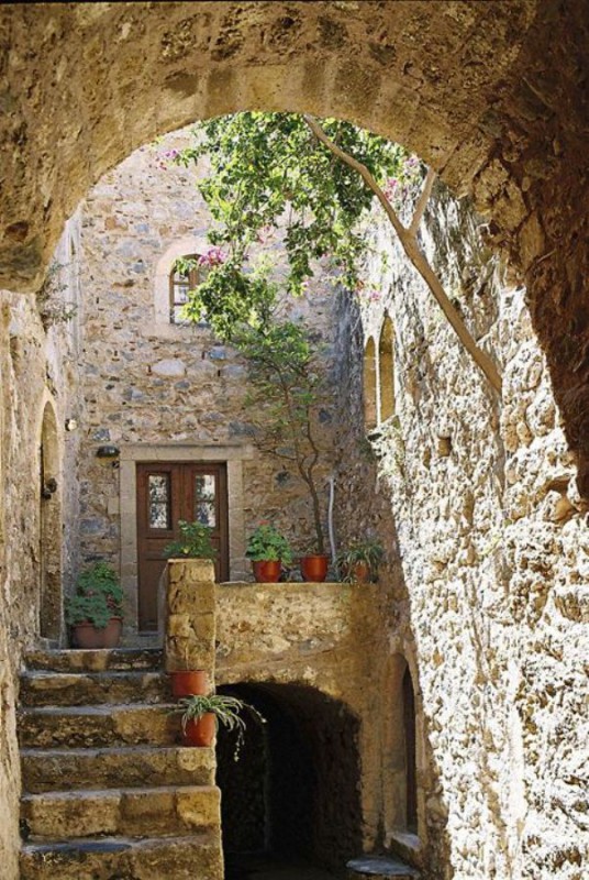 Castle of Monemvasia, Laconia, Peloponnese, Greece