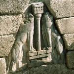 The Lion Gate At Mycenae, Argolis, Peloponnese, Greece