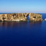 Sfaktiria Islet, Pylos, Messinia, Peloponnese, Greece