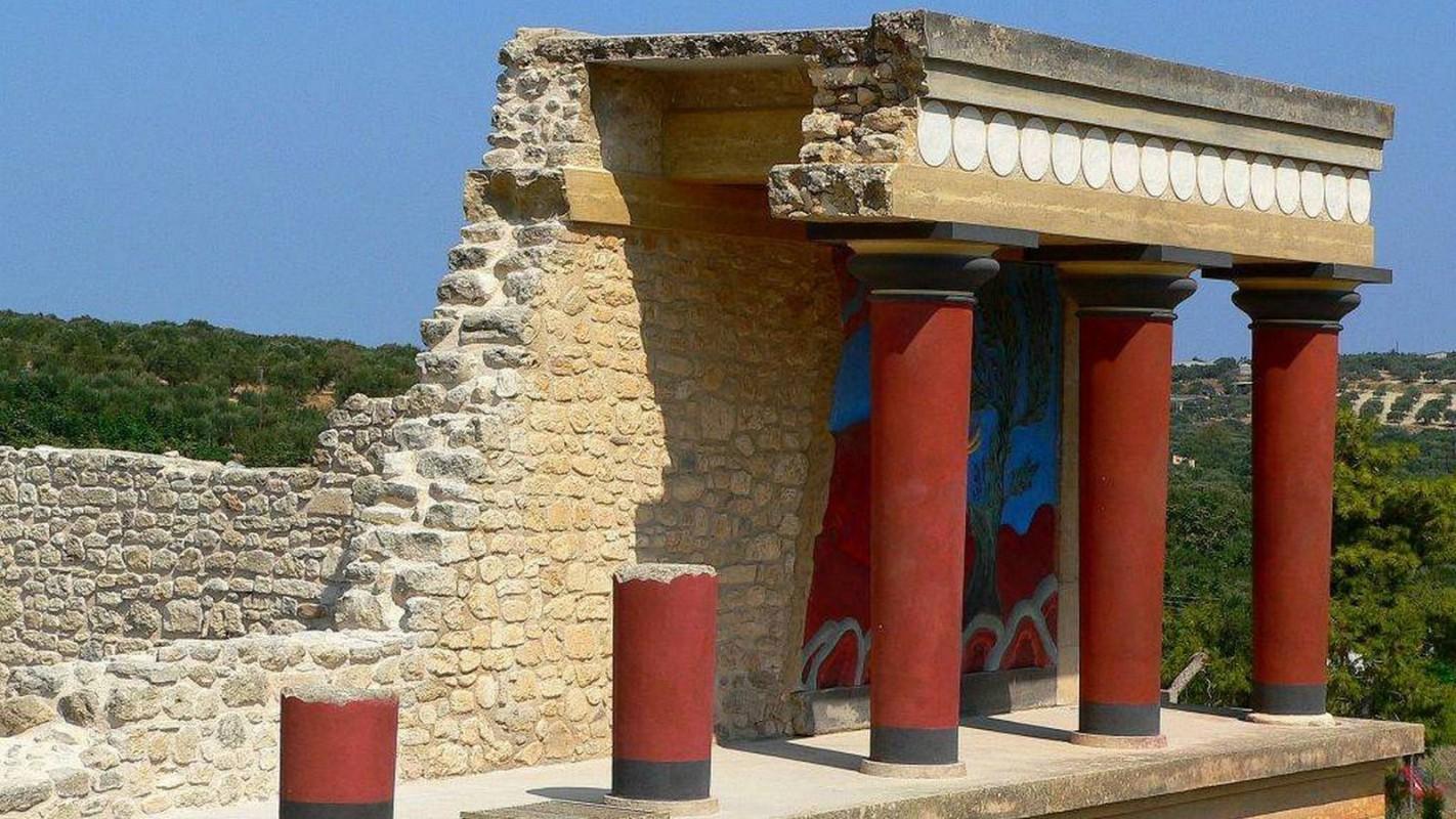 The Palace Of Knossos, Heraklion, Crete, Greece