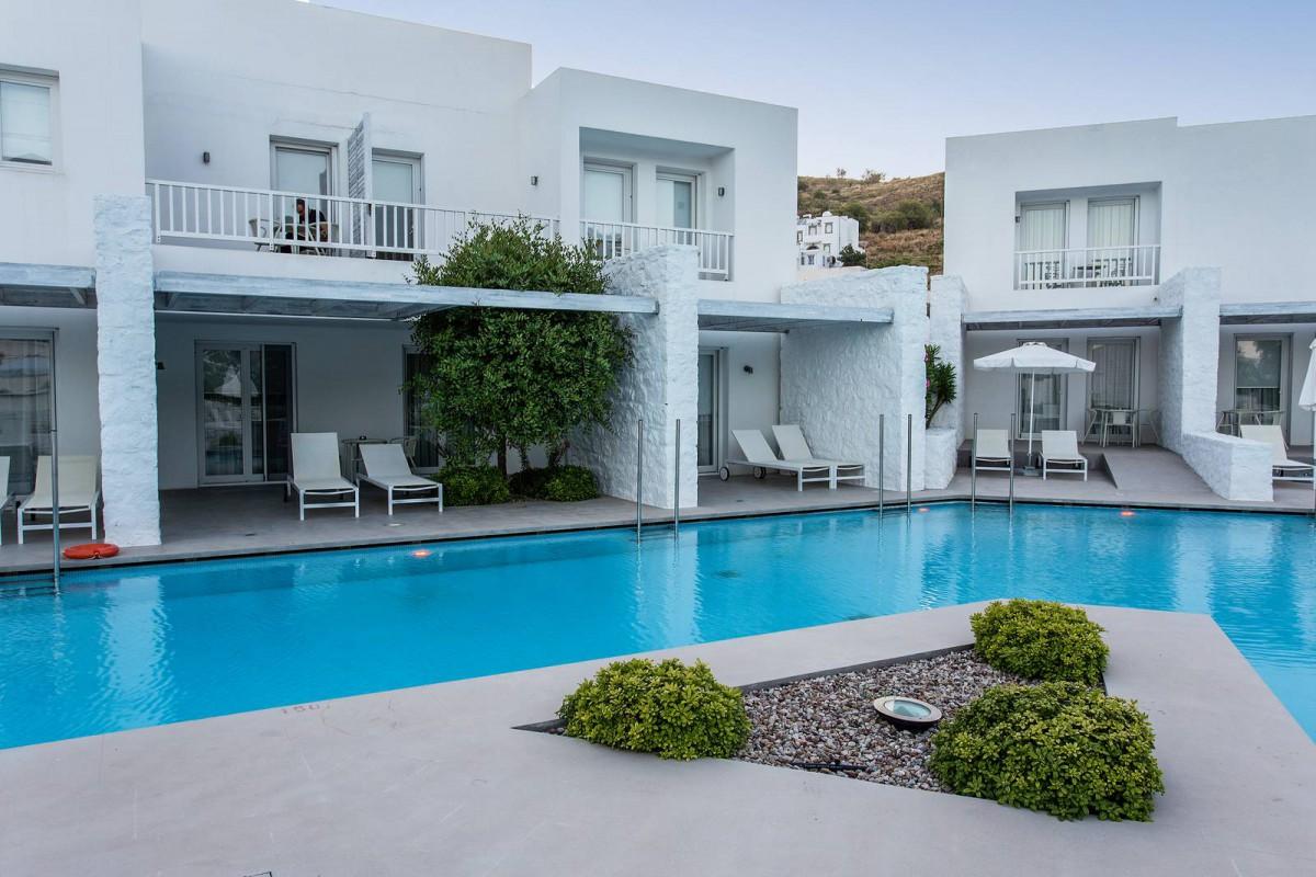 Patmos Aktis Suites & Spa, Grikos Bay, Patmos Island, Dodecanese, Greece