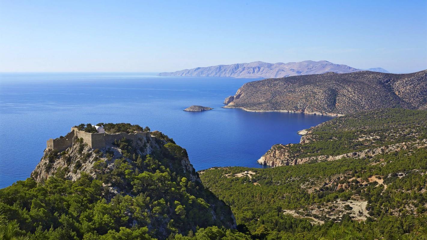 Monolithos Castle, Rhodes, Dodecanese, Greece