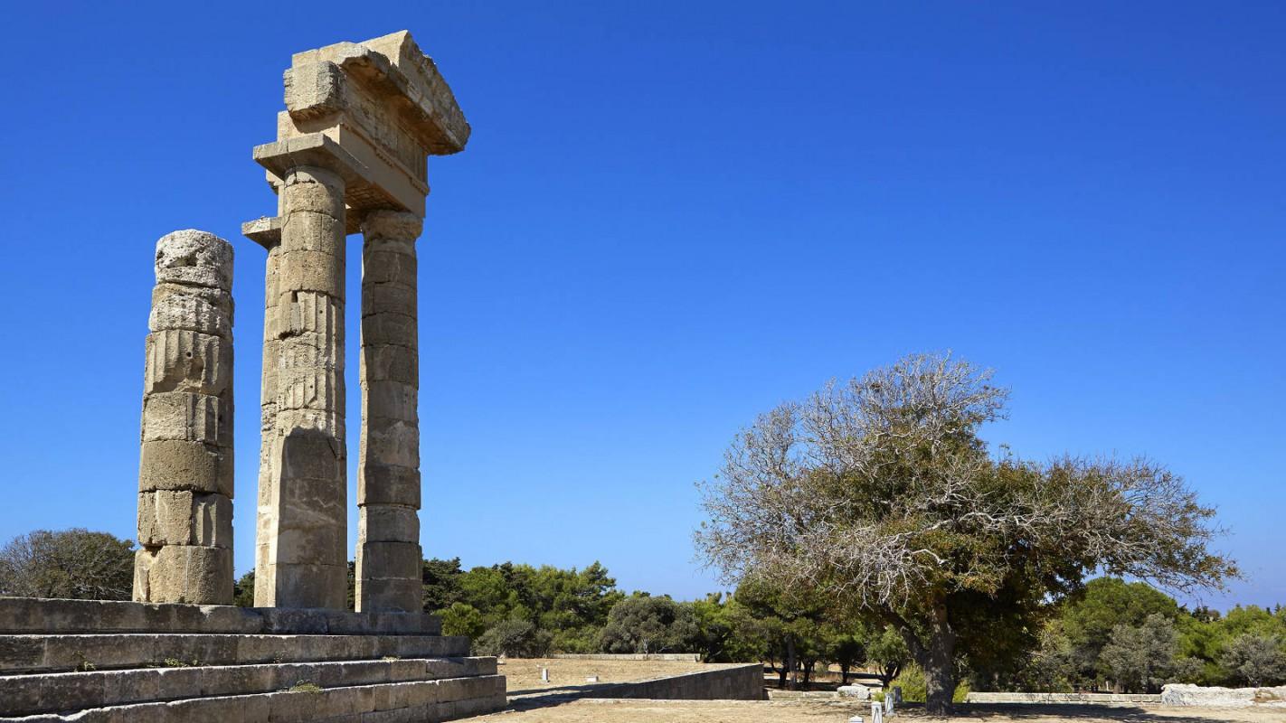 Acropolis of Rhodes, Rhodes, Dodecanese, Greece