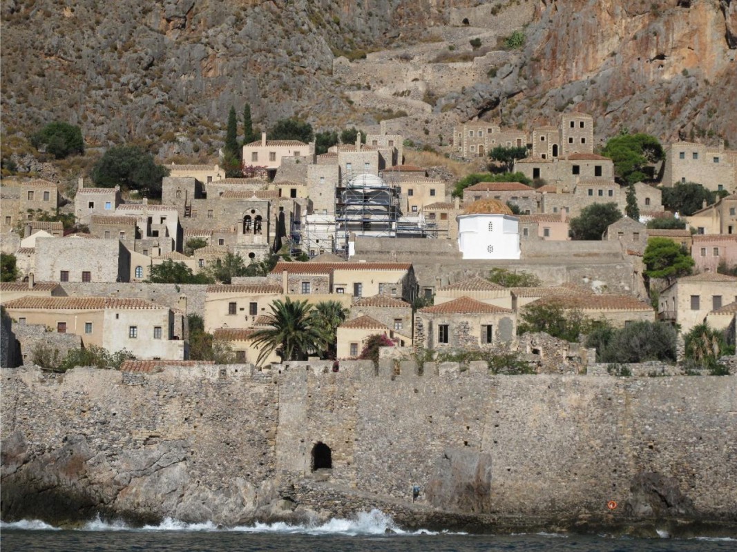 Castle of Monemvasia, Laconia, Peloponnese, Greece