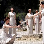 Olympic Flame Lighting, Ancient Olympia, Ilia, Peloponnese, Greece