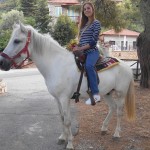 Riding on Jimmy’s horses, Abelos Villas, Agios Ioannis, North Kynouria, Arcadia, Peloponnese, Greece