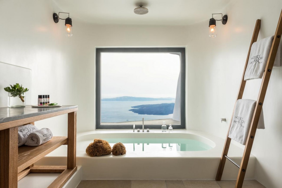 Honeymoon Petra Villas, Imerovigli, Santorini, Cyclades, Greece