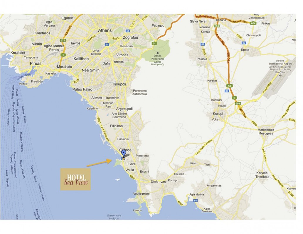 Sea View Hotel, Glyfada, Athens, Attica, Greece